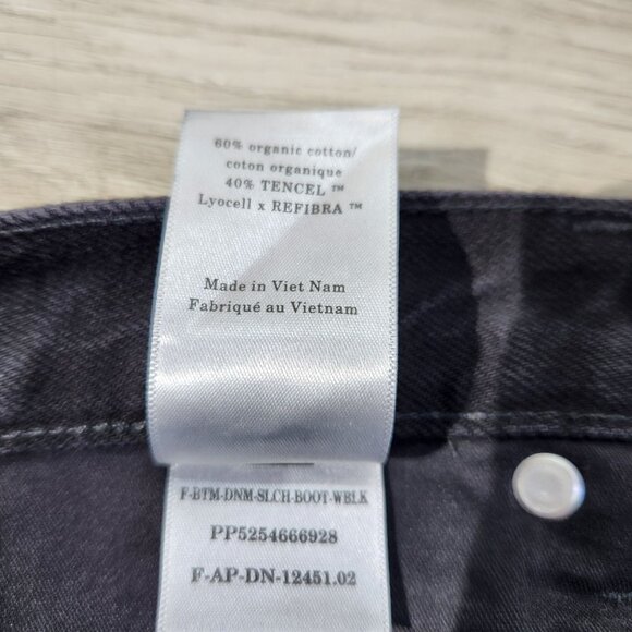 Everlane The Slouch Bootcut Mid Rise Jean New With Tags Women's Size 24 - Picture 14 of 14